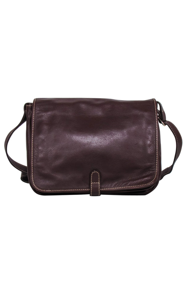 Carolina Herrera, Bags, Carolina Herrera Brown Leather Shoulder Bag