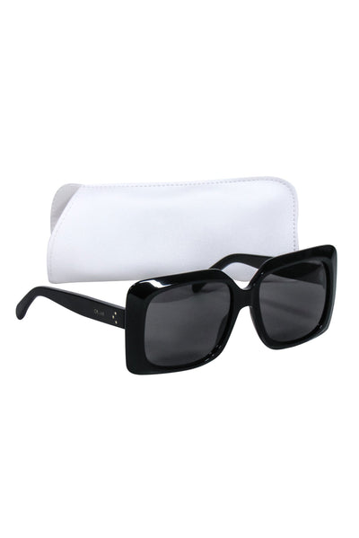 Current Boutique-Celine - Black Large Square Sunglasses