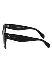 Current Boutique-Celine - Black To Brown Ombre Tortoise Cat-Eye Square Sunglasses