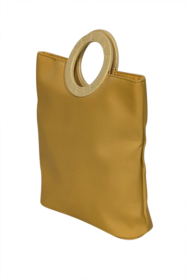 Current Boutique-Celine - Yellow "O" Ring Handle Mini Bag