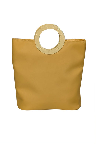 Current Boutique-Celine - Yellow "O" Ring Handle Mini Bag