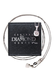 Current Boutique-Central Diamond Center - Sterling Silver Chain w/ Jewel Pendant