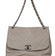 Chanel - Beige Quilted Medium Trainon Flap Shoulder Bag