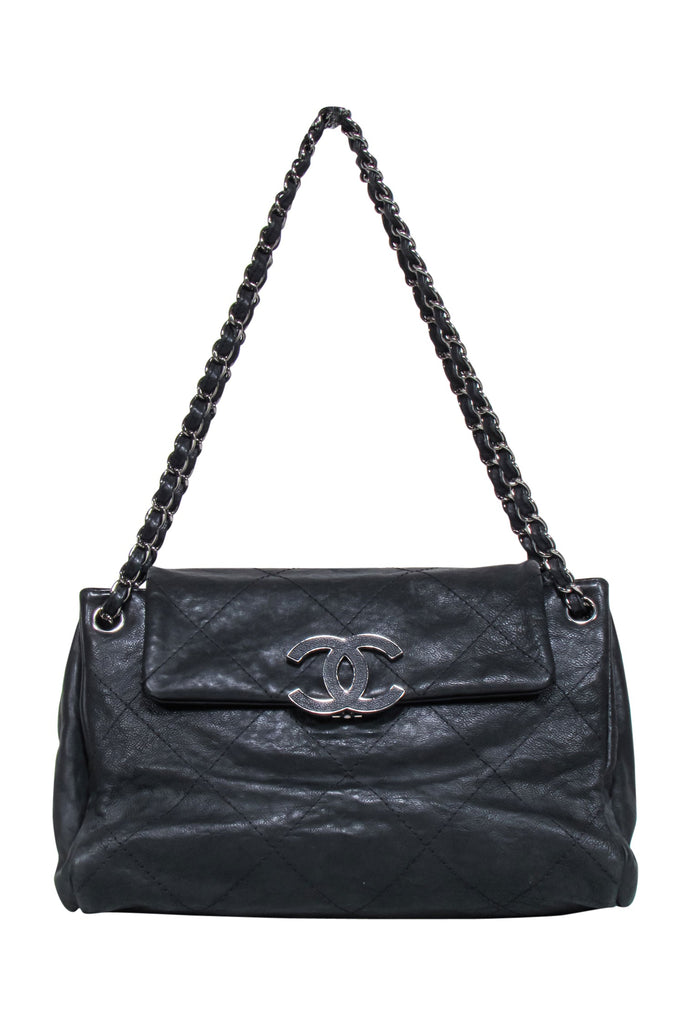 Chanel - Authenticated Timeless/Classique Purse - Leather Black Plain for Women, Very Good Condition