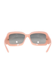 Current Boutique-Chanel - Pink Acrylic Frame w/ White Logo Side Detail Sunglasses