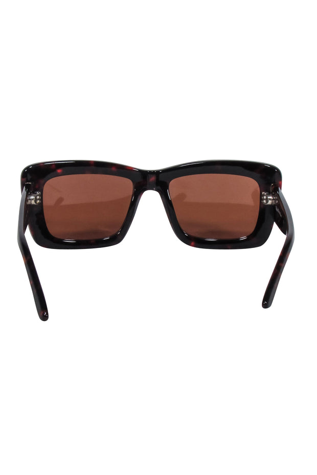 Current Boutique-Chloe - Brown Tortoise Large Square Sunglasses