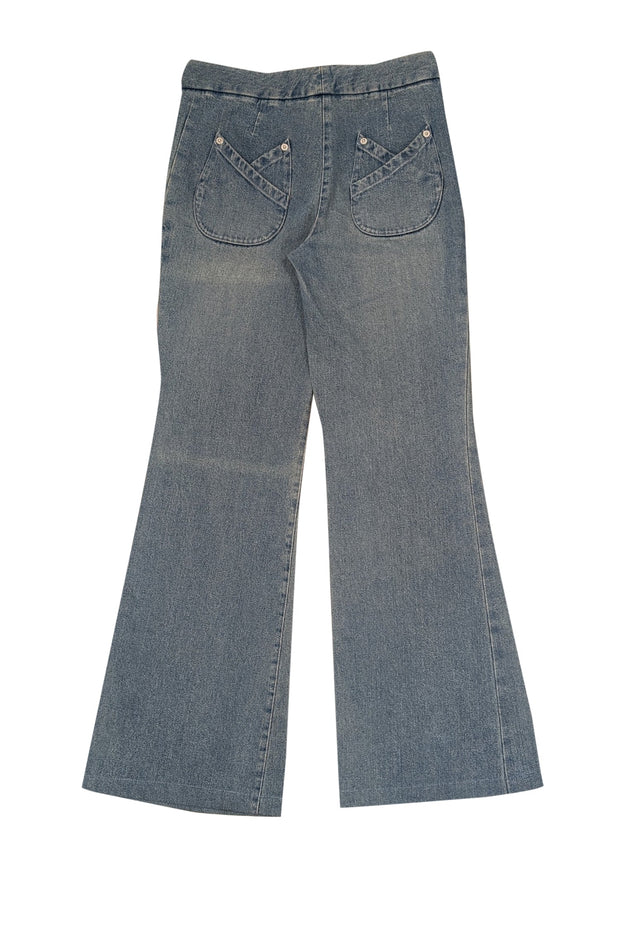 Current Boutique-Chloe - Light Wash Wide Leg Jeans Sz 2