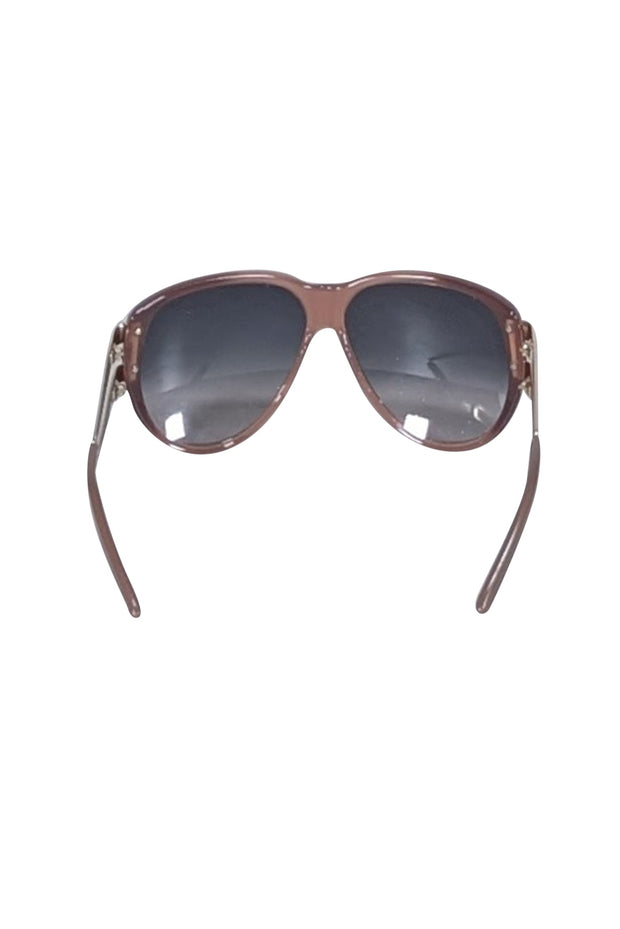 Current Boutique-Chloe - Mauve Pink Large Frame Sunglasses