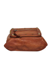 Current Boutique-Chloe - Tan Leather Rectangular Shoulder Bag