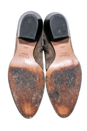 Current Boutique-Chloe - Tuape Suede Studded Short Boots Sz 8.5