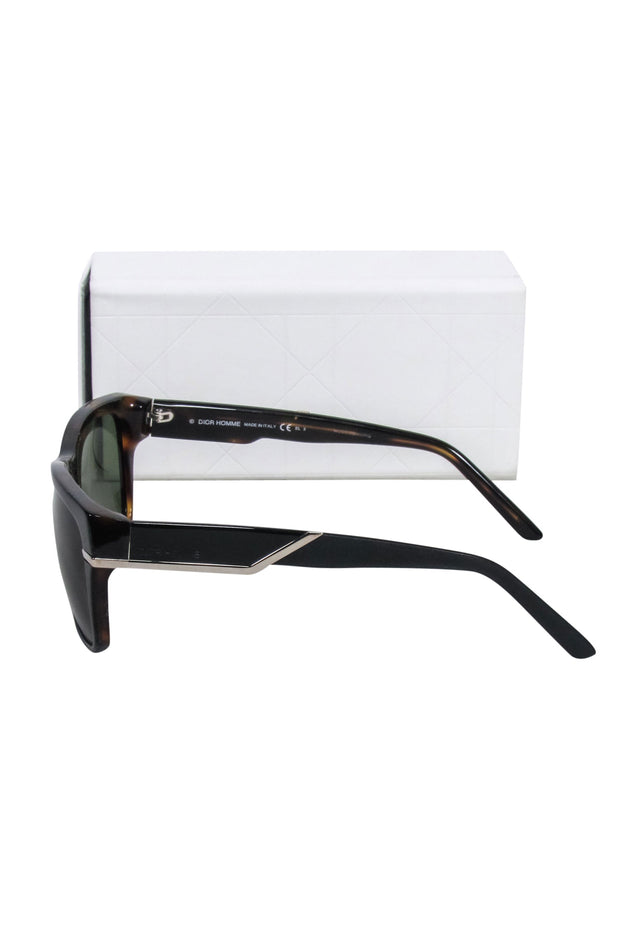Current Boutique-Christian Dior - Black Rectangular Sunglasses