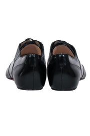 Current Boutique-Christian Louboutin - Black Pointed Toe Oxford Loafers Sz 6.5