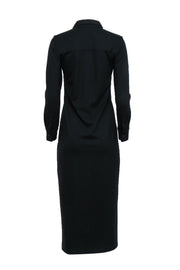 Current Boutique-Club Monaco - Black Knit Maxi Shirt Dress Sz XS