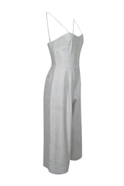 Current Boutique-Club Monaco - Light Blue Sleeveless Wide Leg Jumpsuit Sz 0