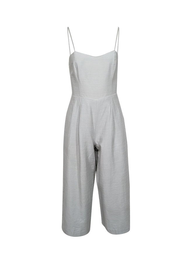 Current Boutique-Club Monaco - Light Blue Sleeveless Wide Leg Jumpsuit Sz 0