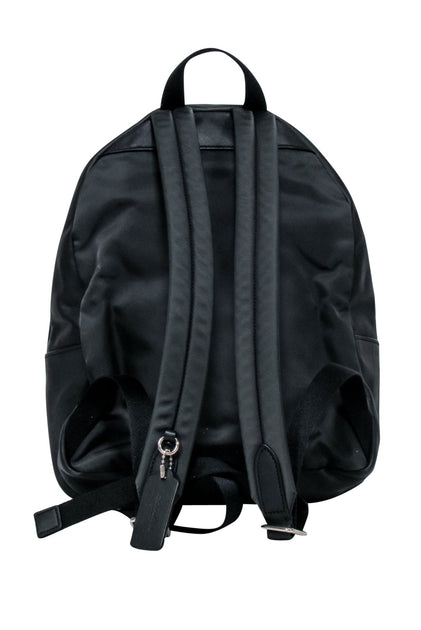 Coach fashion Leather Charlie Backpack In Black