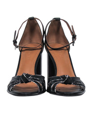 Current Boutique-Coach - Black Leather Open Toe Strappy Sandal Sz 7