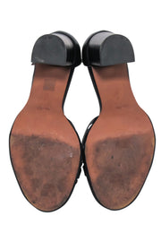 Current Boutique-Coach - Black Leather Open Toe Strappy Sandal Sz 7
