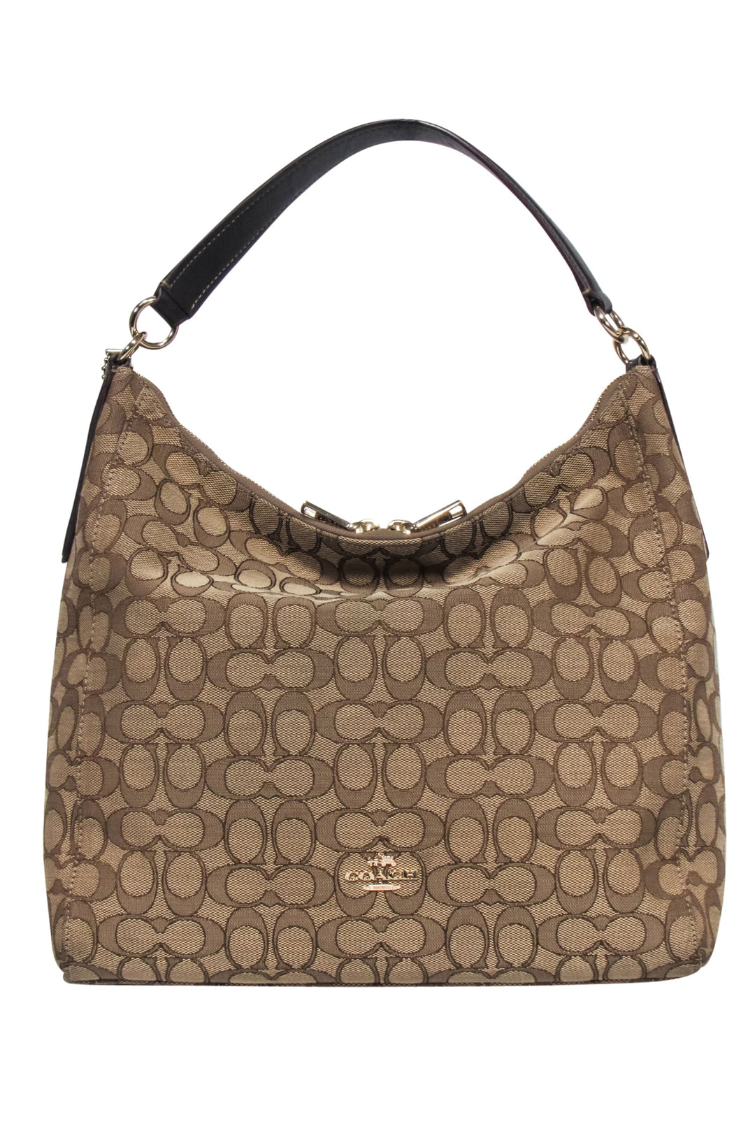 New Authentic Coach Signature Monogram Celeste outlet Convertible Hobo Bag Purse