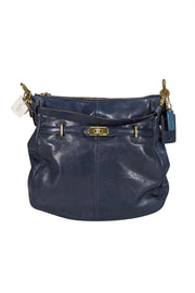 Current Boutique-Coach - Navy Blue Leather Hobo Shoulder Bag