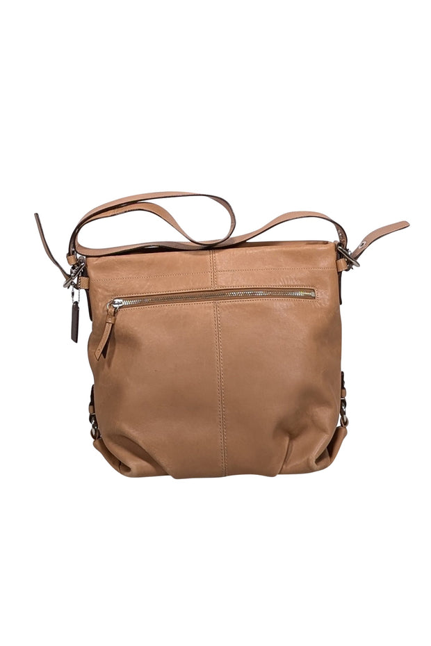 Current Boutique-Coach - Tan Leather Long Strap Shoulder Bag