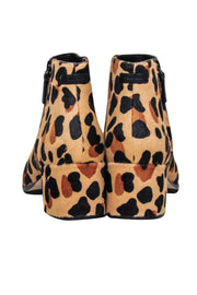 Current Boutique-Cole Haan - Tan Leopard Print Short Boots Sz 8