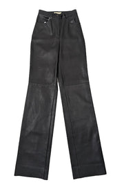 Current Boutique-Cult Naked - Black Vegan Leather Pants Sz XS