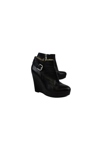 Current Boutique-DKNY - Black Leather Amber Booties Sz 7