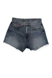 Current Boutique-Denimist - Blue Raw Hem Denim Shorts Sz 4