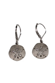 Current Boutique-Denny Wong - Silver Sand Dollar Earrings