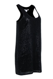 Current Boutique-Diane von Furstenberg - Black Beaded & Sequins Sleeveless Dress Sz 4