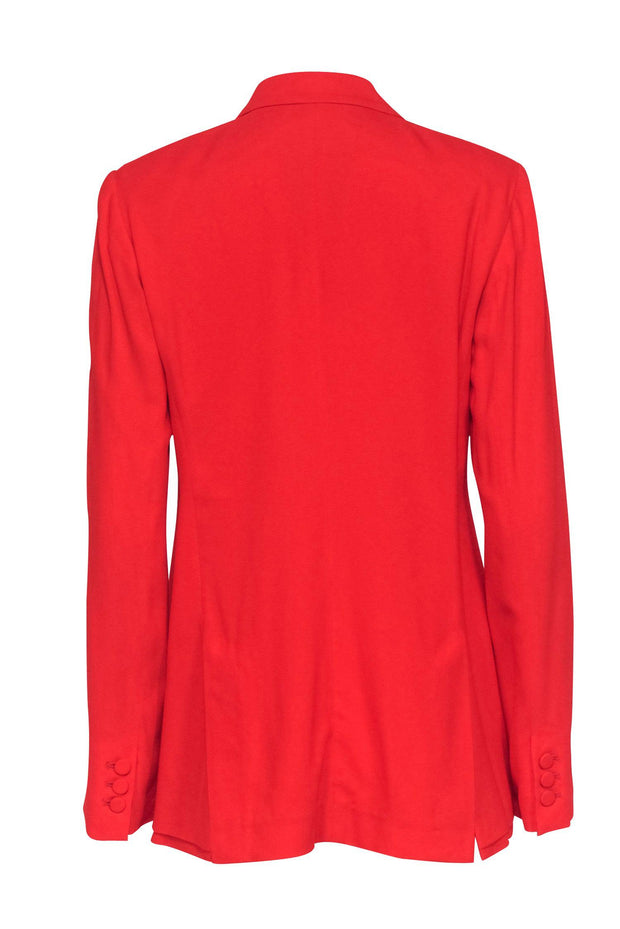 Current Boutique-Diane von Furstenberg - Red Single-Button Blazer Sz 8