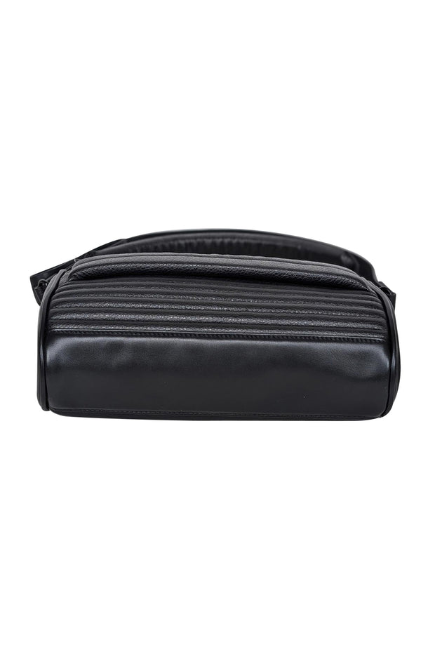 Current Boutique-Diesel - Black Leather Puff Shoulder Bag