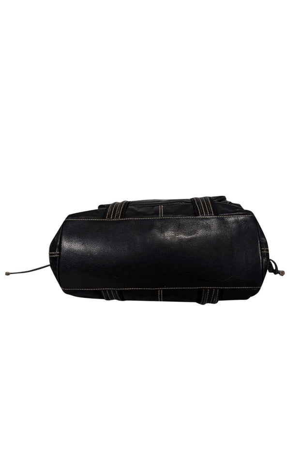 Current Boutique-Dolce & Gabbana - Black Leather "Miss Lug" Shoulder Bag