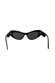 Current Boutique-Dolce & Gabbana - Black Slim Cat Eye Sunglasses