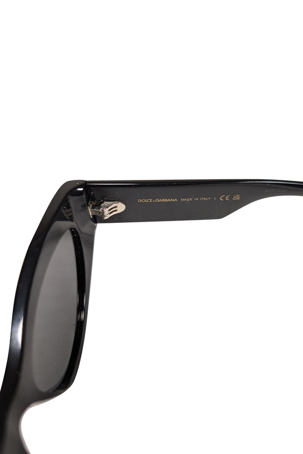 Current Boutique-Dolce & Gabbana - Black Slim Cat Eye Sunglasses