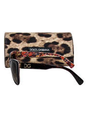 Current Boutique-Dolce & Gabbana - Brown Tortoise Sunglasses