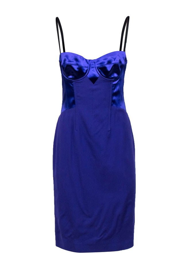 Current Boutique-Dolce & Gabbana - Purple Sleeveless Bustier Style Dress Sz 8