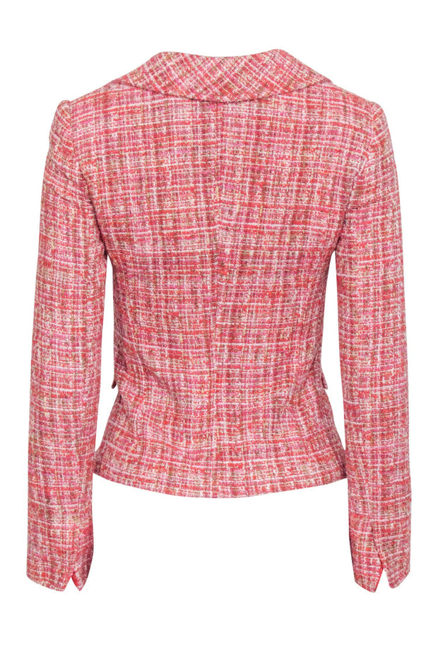 Current Boutique-Dolce & Gabbana - Red, Pink, & Cream Tweed Blazer Sz 4