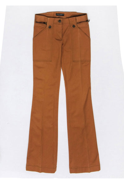 Current Boutique-Dolce & Gabbana - Tan Bootcut Casual Pants Sz 2