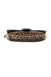 Current Boutique-Dolce & Gabbana - Tan Leopard Print Baguette w/ Beige Leather Trims