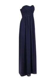 Current Boutique-Donna Morgan - Purple Strapless Maxi Formal Dress Sz 4