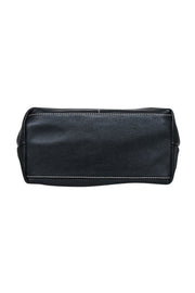 Current Boutique-Dooney & Bourke - Black Pebbled Leather Large Shoulder Bag