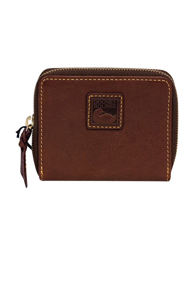 Current Boutique-Dooney & Bourke - Brown Leather Square Wallet