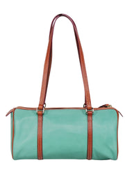 Current Boutique-Dooney & Bourke - Jade Green Leather Barrel Bag