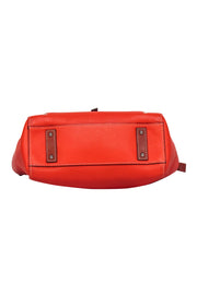 Current Boutique-Dooney & Bourke - Orange Pebbled Leather Shoulder Bag