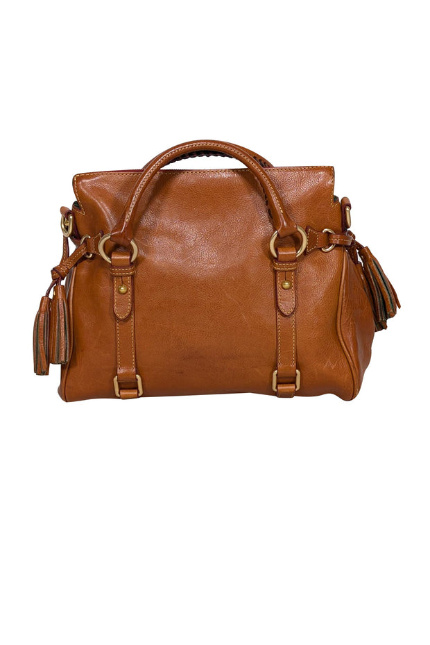 Current Boutique-Dooney & Bourke - Tan Leather Large Satchel Bag