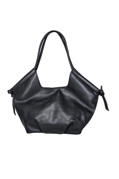 Current Boutique-Elizabeth & James - Black Leather Large Shoulder Bag