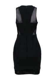 Current Boutique-Elizabeth & James - Black Sleeveless Sheath Dress w/ Mesh Accents Sz 8