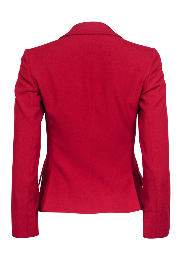 Current Boutique-Emporio Armani - Red Single Button Blazer Sz 0
